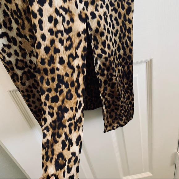 NWT EXPRESS Leopard Print Slip Dress - Picture 10 of 10